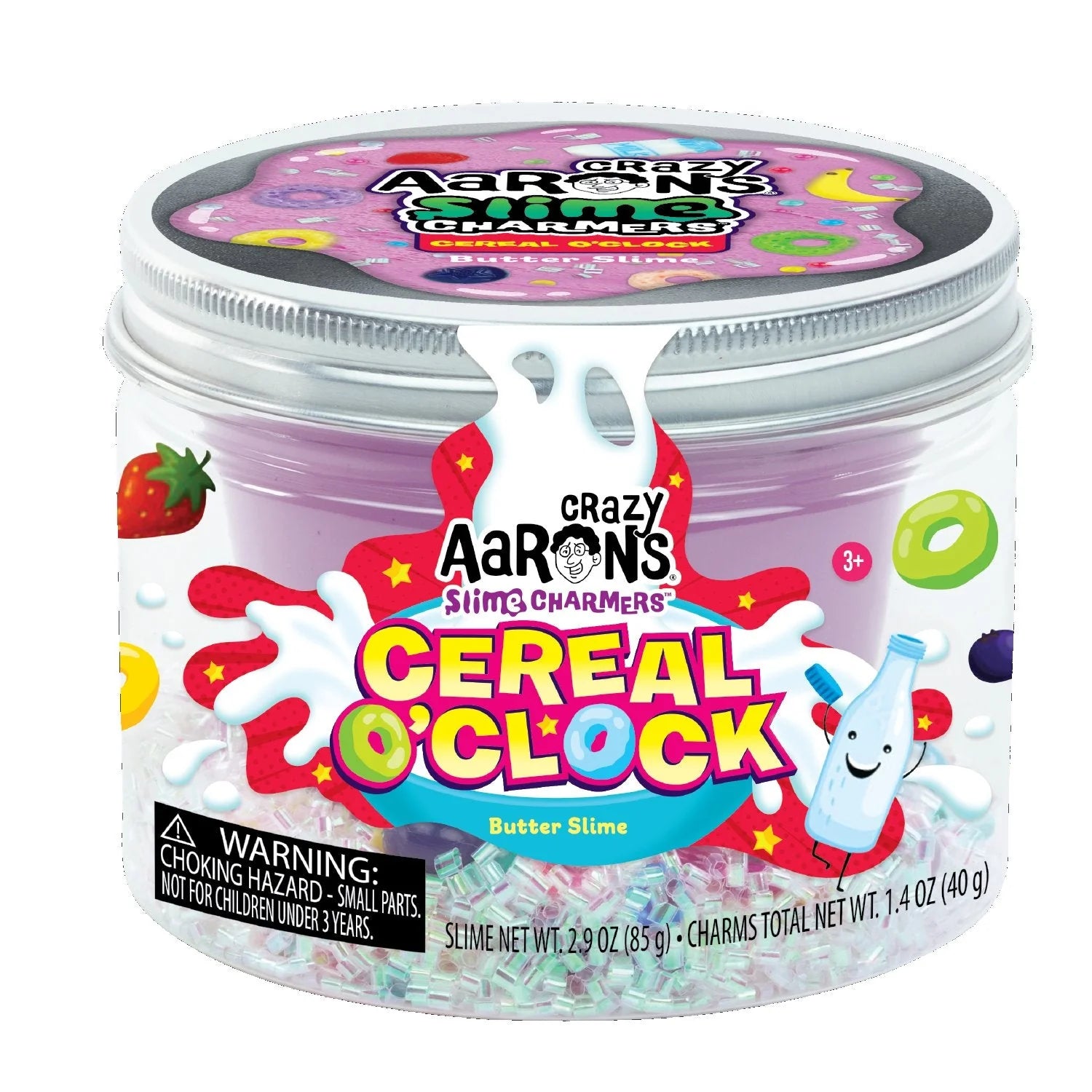 Crazy Aaron's Slime Charmers CEREAL O'CLOCK