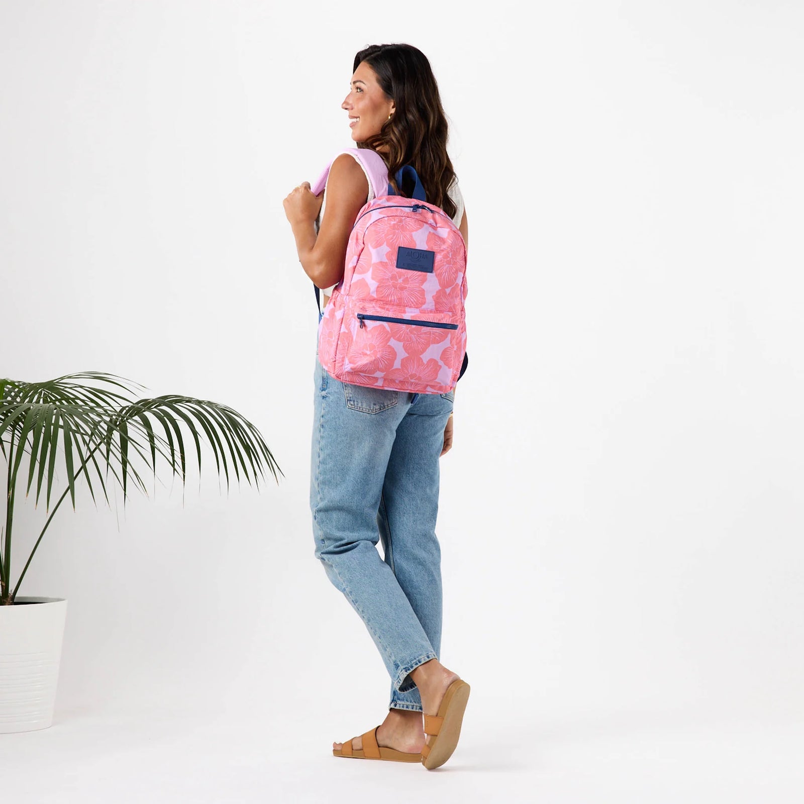 ALOHA Collection Purau Keep It Light Backpack TROPICAL LAVENDAR