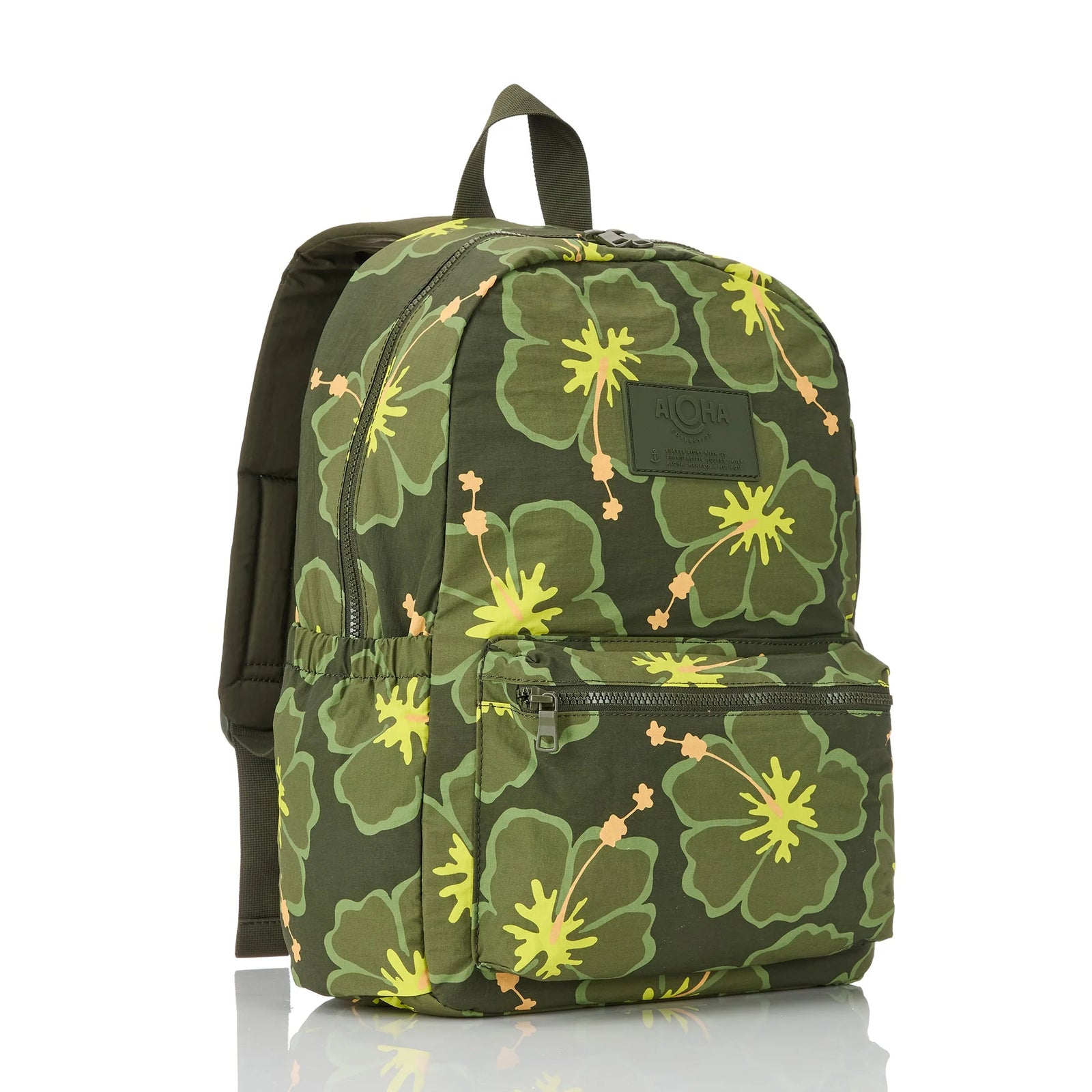 ALOHA Collection Pua Waikiki Keep It Light Backpack OLIVE