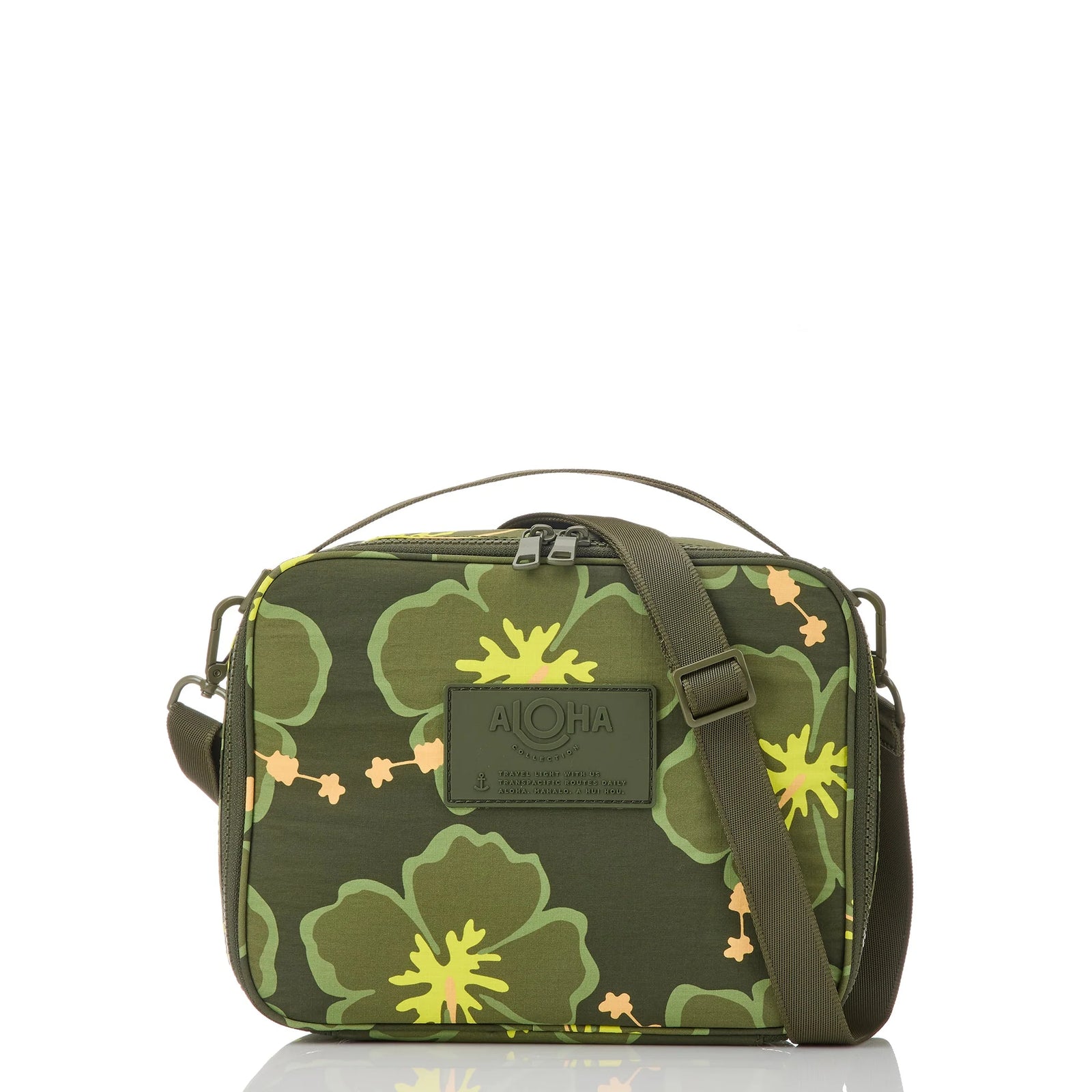 ALOHA Collection Pua Waikiki Keep It Light Lunch Box OLIVE