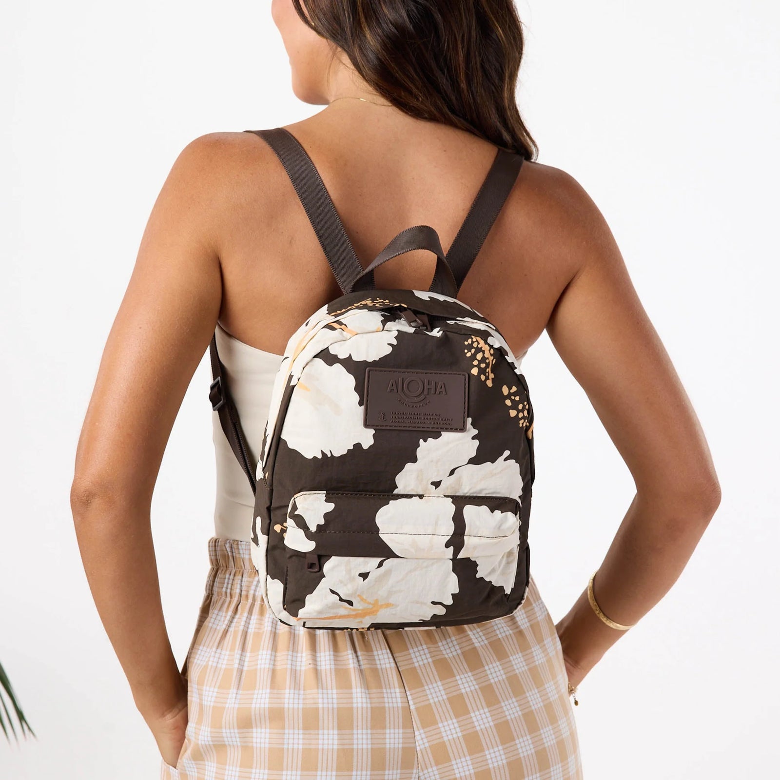 ALOHA Collection Taha'a Mini Backpack CHOCOLATE