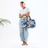 ALOHA Collection Salina Tiny Stripe Weekender NAVY