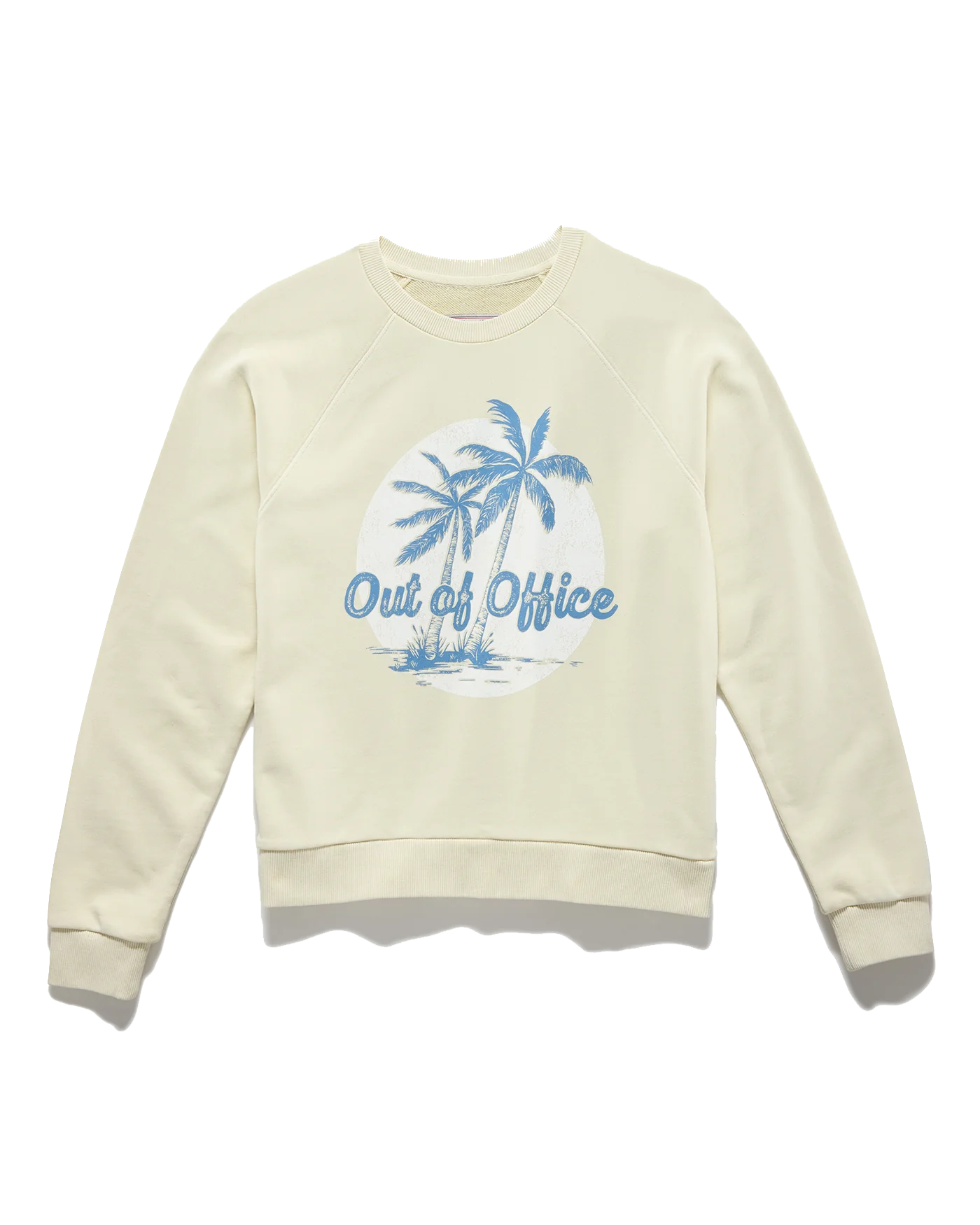 Flag & Anthem W Out Of Office Sweatshirt CREAM