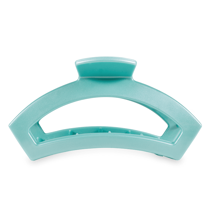 Teleties Open Large Hair Clip TOTALLY TURQUOISE