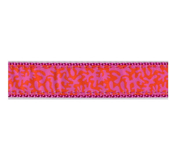 Preston Dog Collar Coral ORANGE/RASPBERRY