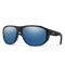 Smith Outrigger ChromaPop Blue Mirror Cat 3 MATTE BLACK
