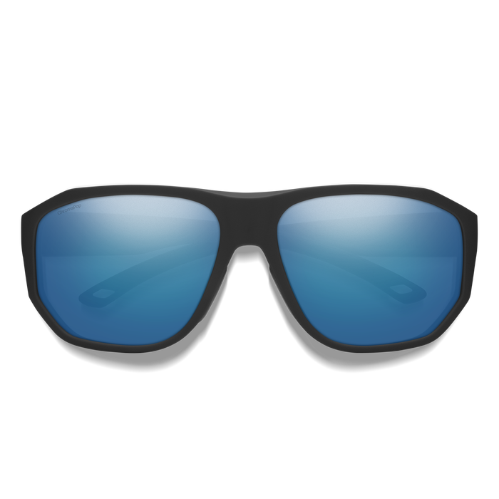 Smith Outrigger ChromaPop Blue Mirror Cat 3 MATTE BLACK