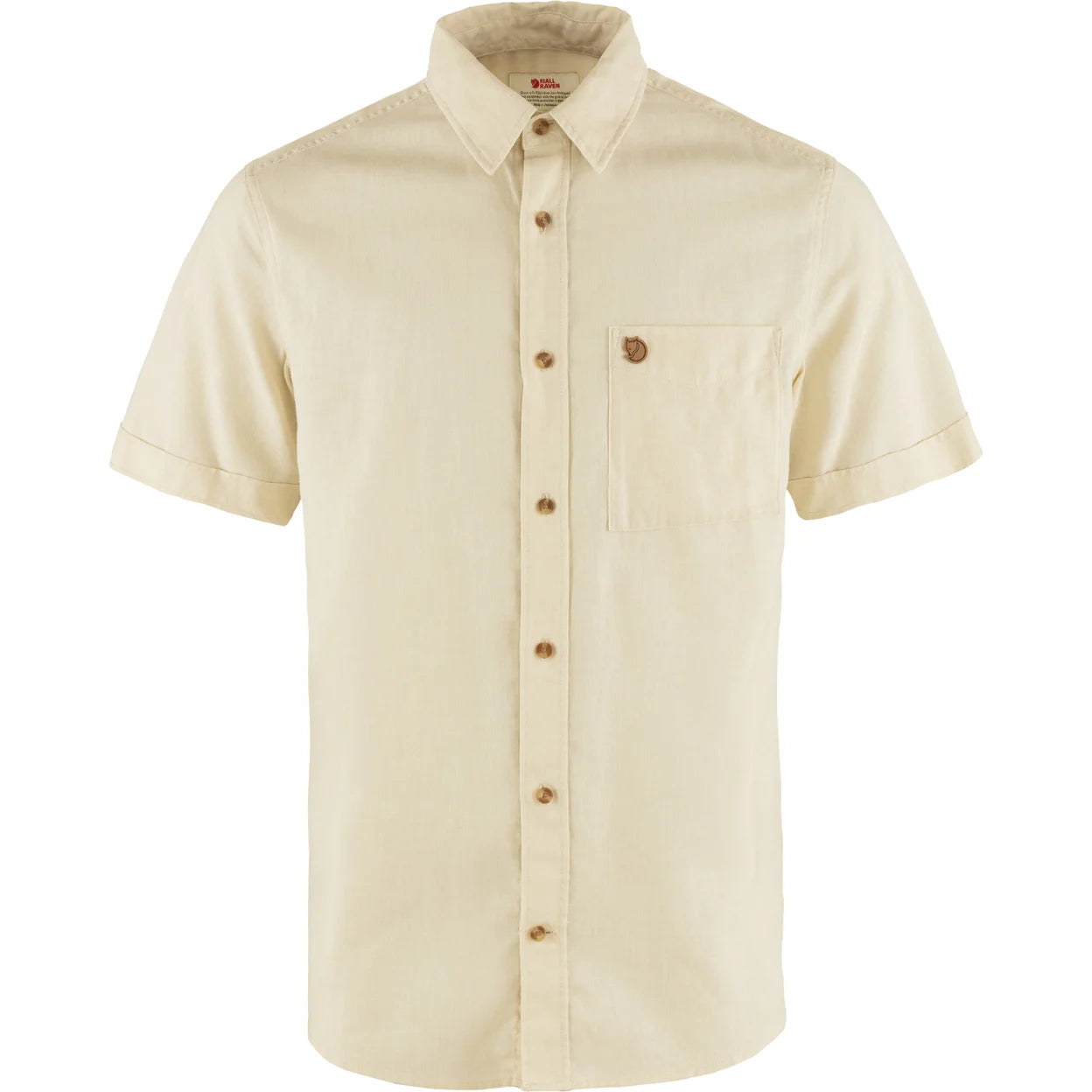 Fjallraven M SS Ovik Travel Shirt CHALK WHITE SAND
