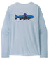 Patagonia M LS Cap Cool Daily Fitz Roy Trout FLECK BLUE