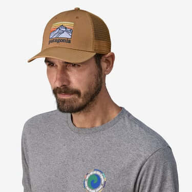 Patagonia Line Logo Ridge Trucker GRAYLING BROWN