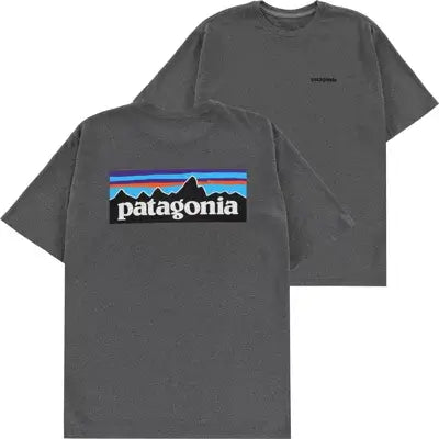 Patagonia M SS P-6 Logo Responsibili-Tee PLUME GREY