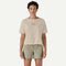 Patagonia W SS Mutualism Easy Cut Tee SOLAR ROLLER:UNDYED NATURAL