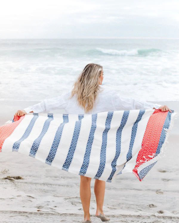Sand Cloud Beach Towel Patriot Stripe MULTI - REG