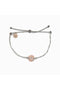 Pura Vida Rose Gold Pave Wave Bracelet  LT GRAY