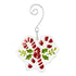 Demdaco Glass Ornament CANDY CANES