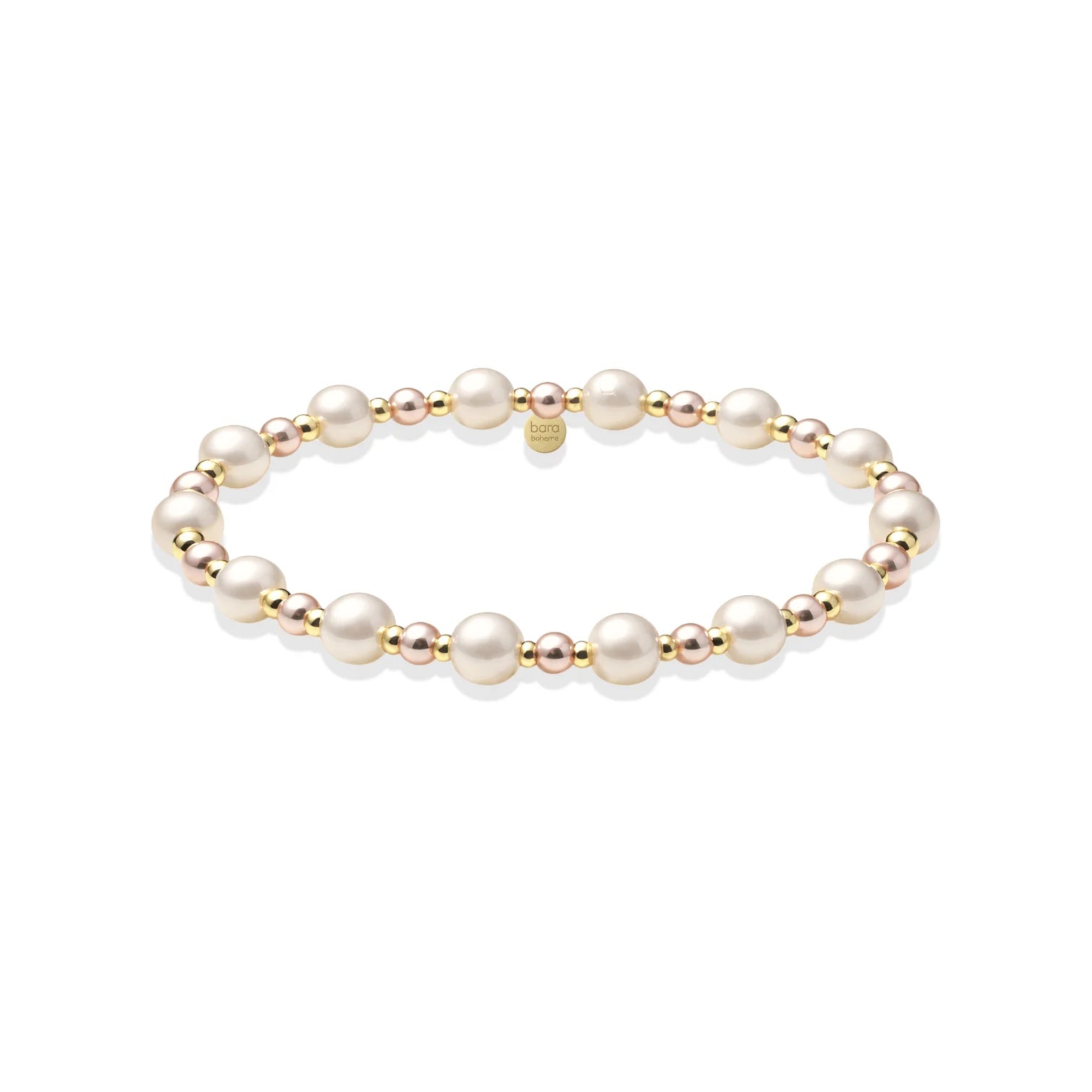 Bara Boheme Phoebe Pearl Beaded Gold Filled Bracelet