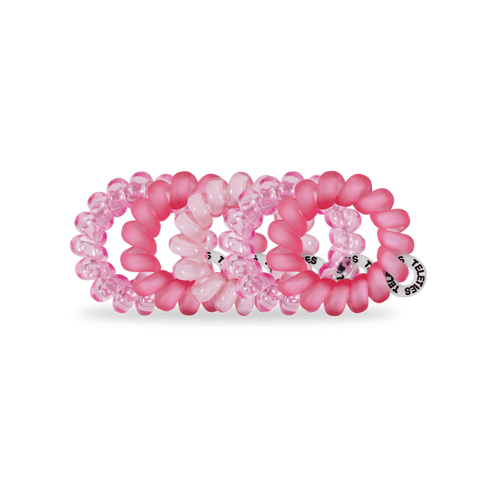 Teleties Tiny Lot de 5, ROSE POUDRE