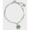 Pura Vida Mood Flower Paperclip Bracelet SILVER