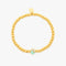 Pura Vida Enamel Wave Ball Bead Stretch Bracelet GOLD
