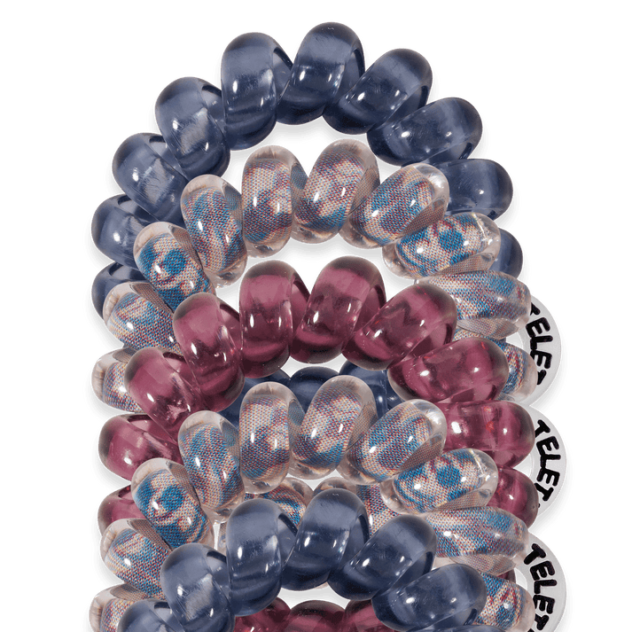 Teleties Tiny, lot de 5, couleur PURPLE HAZE