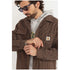 Rhythm M LS Hickory Stripe Work Shirt CEDAR