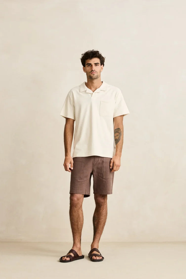 Rhythm M Vintage Terry Polo NATURAL