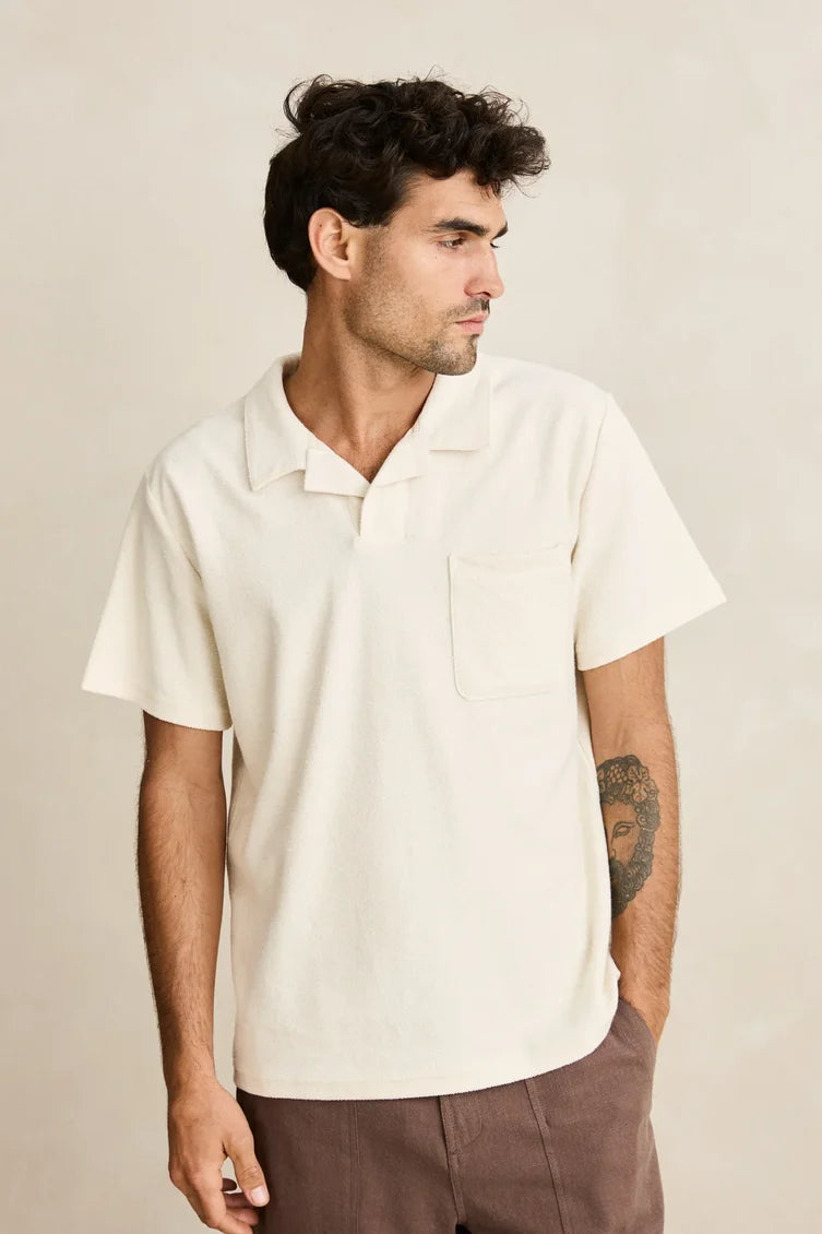 Rhythm M Vintage Terry Polo NATURAL