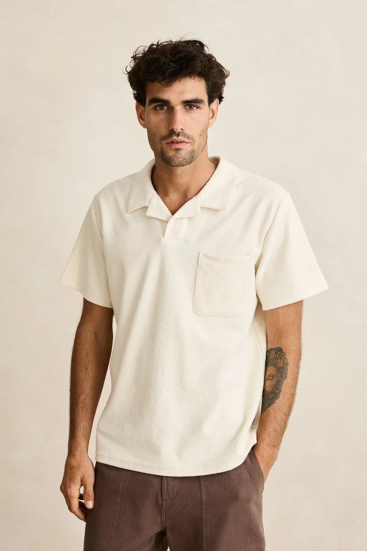 Rhythm M Vintage Terry Polo NATURAL
