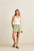 Rhythm W Vista Stripe Short OLIVE