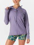 Patagonia W Airshed Pro Pullover CONCRETE PURPLE