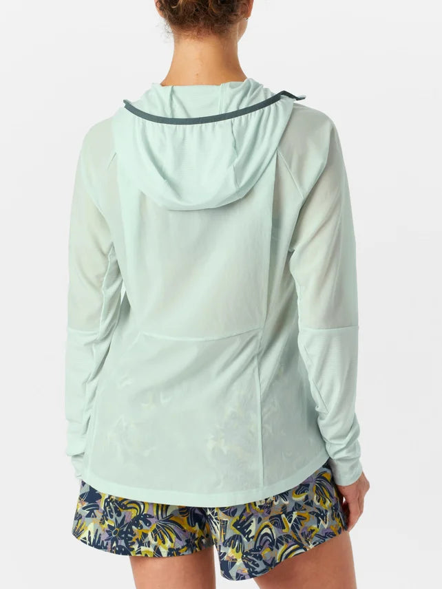 Patagonia W Airshed Pro P/O WISPY GREEN
