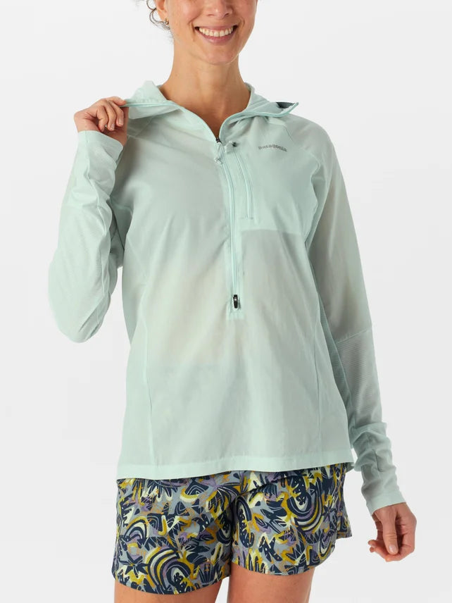 Patagonia W Airshed Pro P/O WISPY GREEN