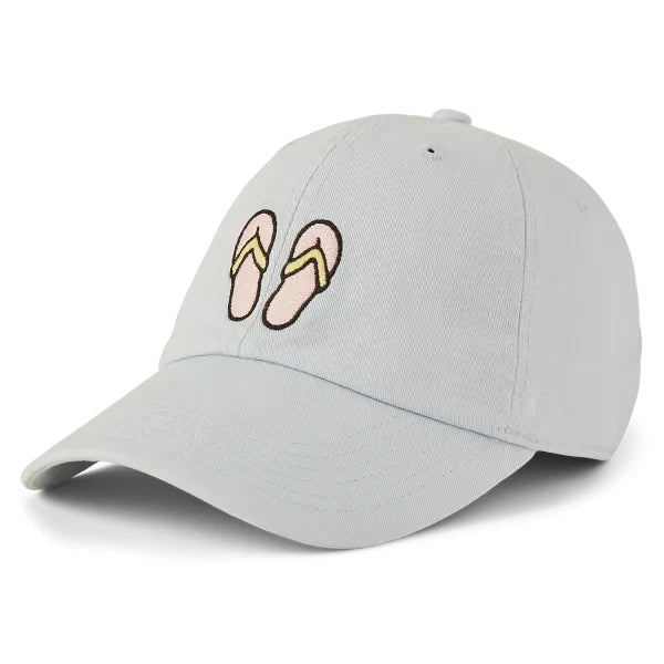 Life Is Good Chill Cap Flip Flops GLACIER BLUE