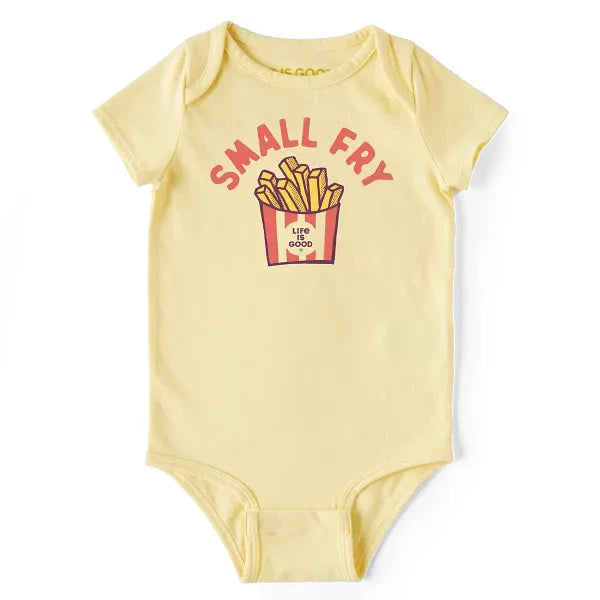 Life is Good Baby Bodysuit Small Fry SANDY YELLOW