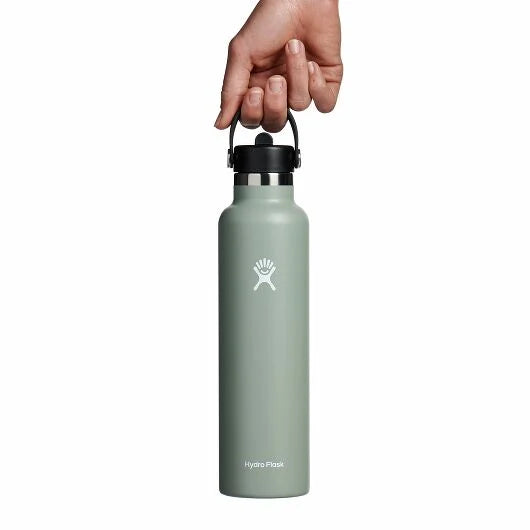 Hydro Flask 24oz Standard Mouth Flex Straw Cap AGAVE