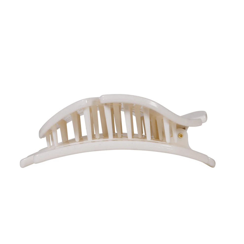 Teleties Large Flat Clip SAND DOLLAR