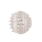 Teleties Large Flat Clip SAND DOLLAR