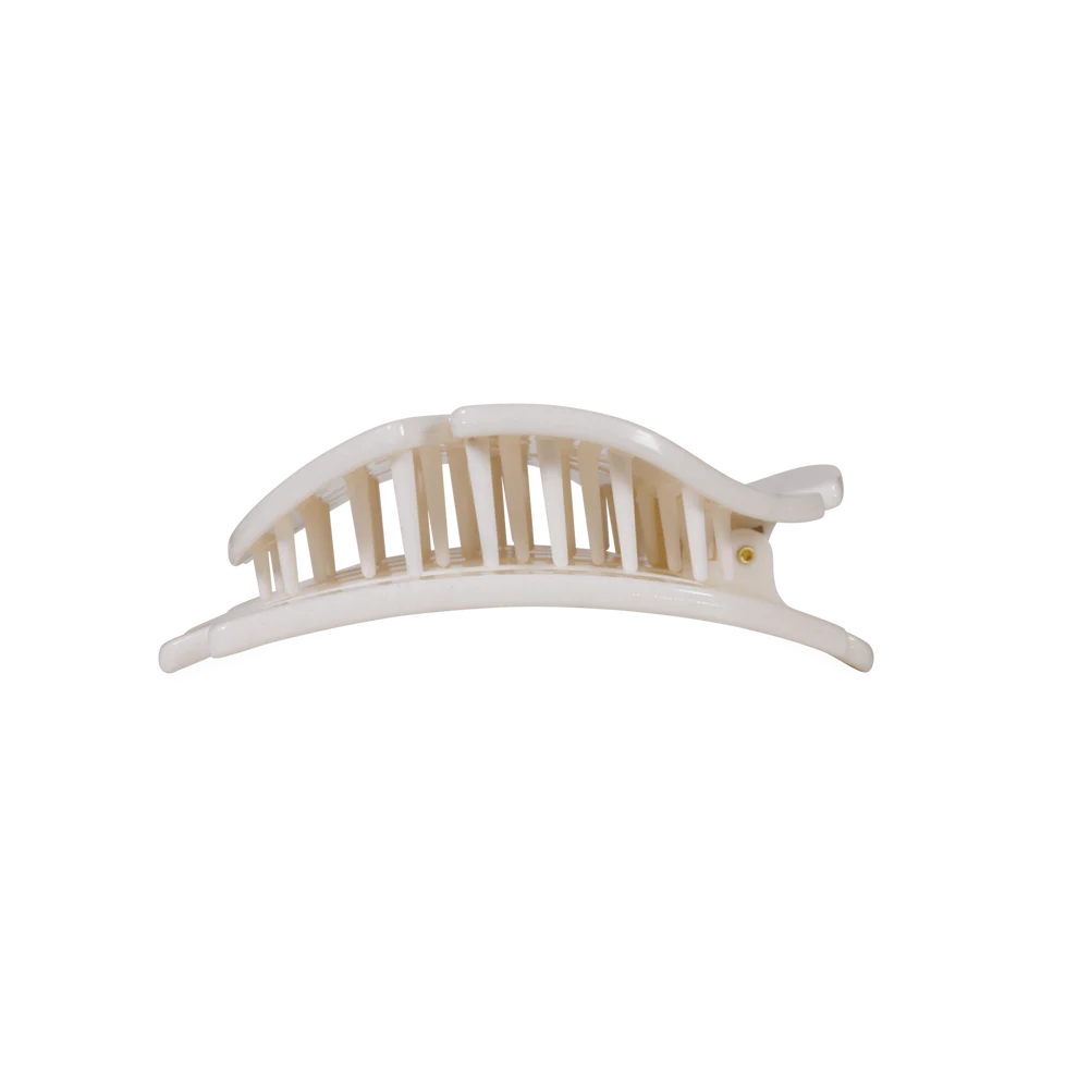 Teleties Medium Flat Clip SAND DOLLAR