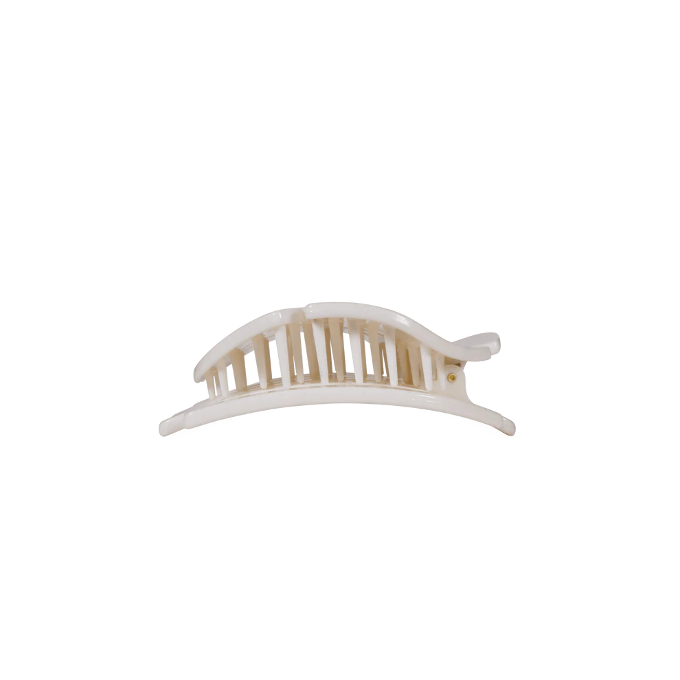 Teleties Small Flat Clip SAND DOLLAR