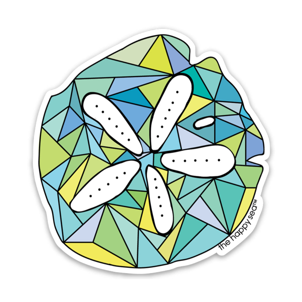 The Happy Sea 3" Sand Dollar Sticker