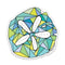 The Happy Sea 3" Sand Dollar Sticker