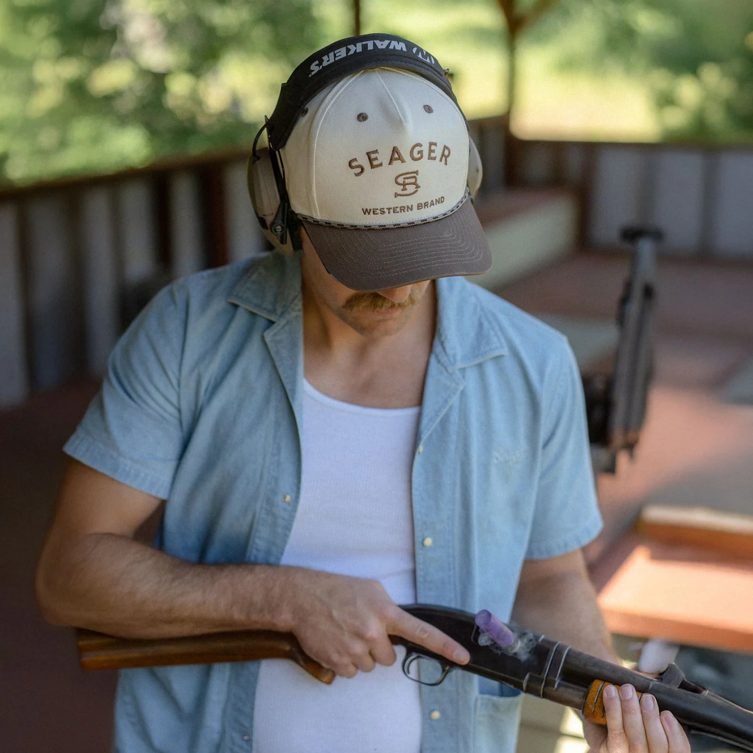 Seager Branded Snapback CREAM/BROWN
