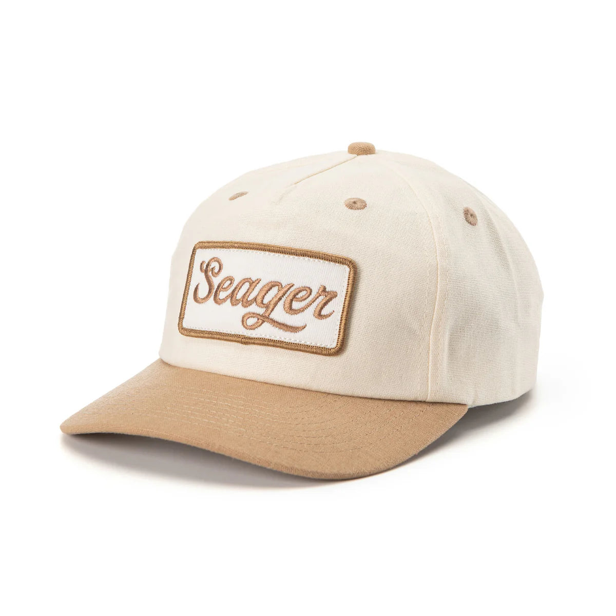 Seager Uncle Bill Hemp Snapback CREAM/NAVY