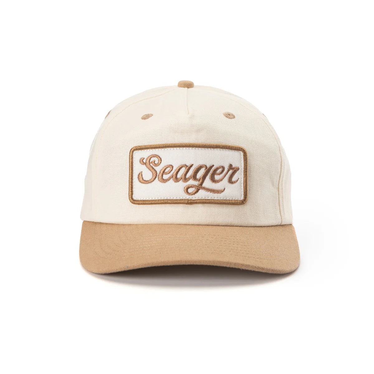 Seager Uncle Bill Hemp Snapback CREAM/NAVY