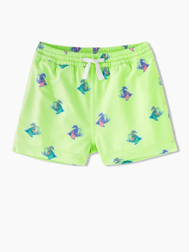Chubbies Kids Classic Swim Trunks THE SEAHORSIN AROUND