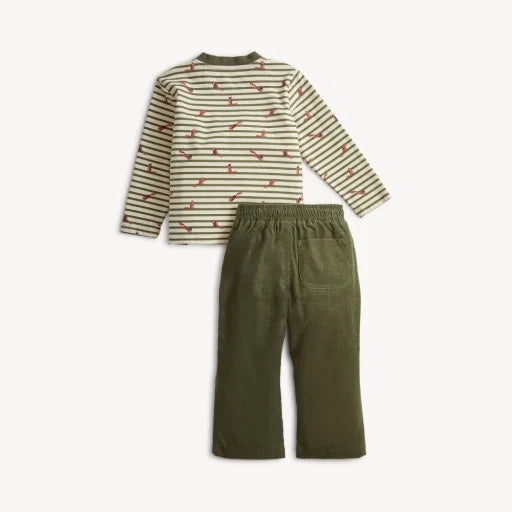 Magnetic Me Boy's LS Top + Jogger Set SQUIRREL