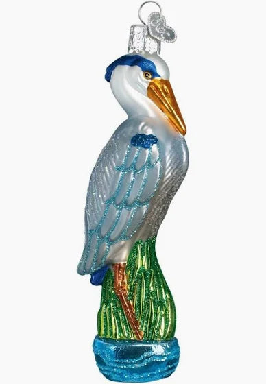 Old World Christmas Ornament GREAT BLUE HERON