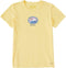 Life is Good  W SS Crusher Get Out Wave Tee SANDY YELLOW