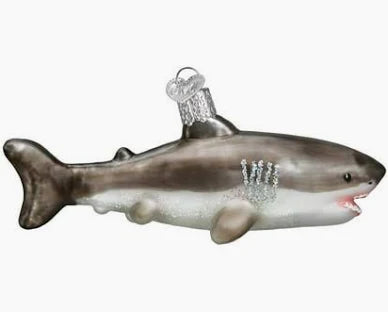 Old World Christmas Ornament GREAT WHITE SHARK