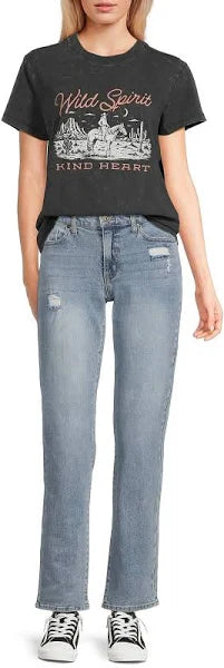 Flag & Anthem W SS Wild Spirit Tee CHARCOAL